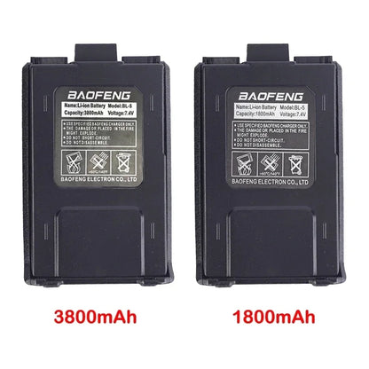 Battery for Baofeng  UV-5R UV-5RE DM-5R Plus BF-F8 RT-5R RT5 BL-5