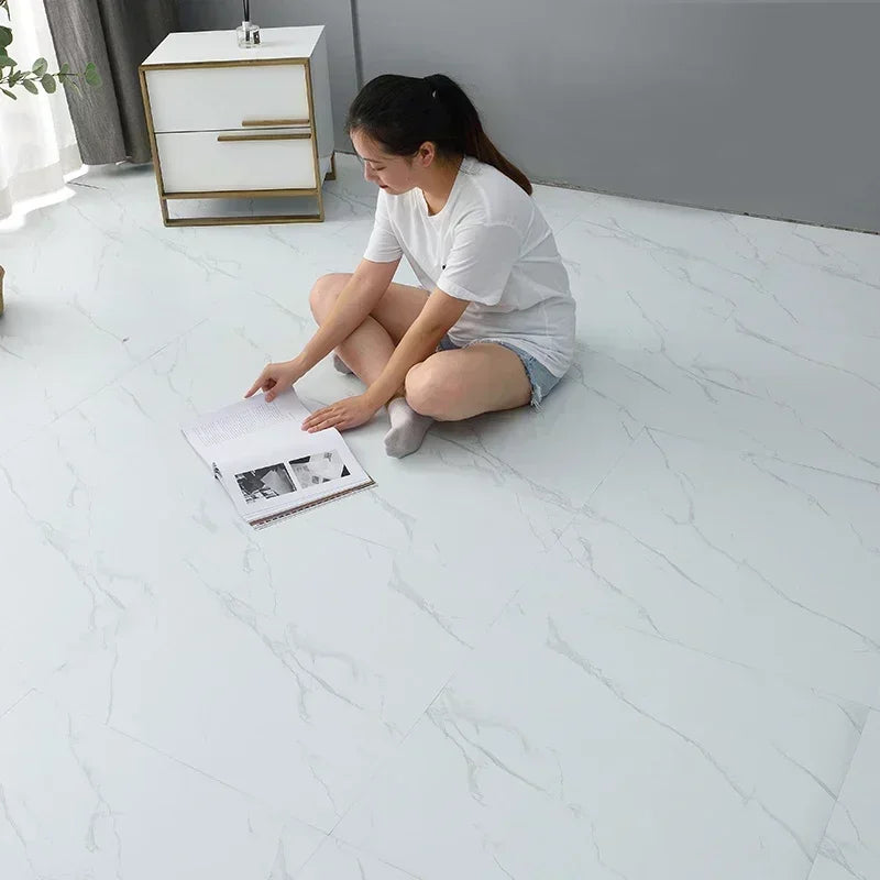 10 self-adhesive imitation marble tile floor stickers PVC