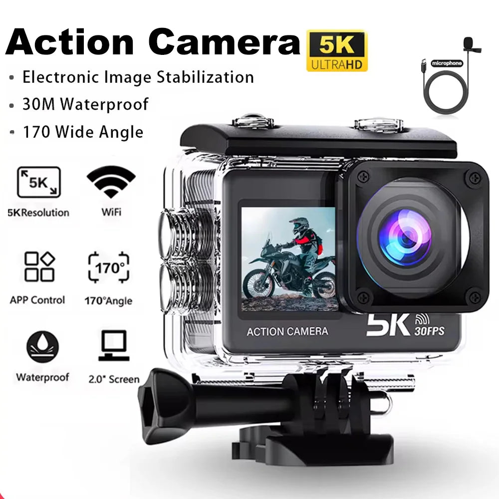 Action Camera 5K 4K60FPS