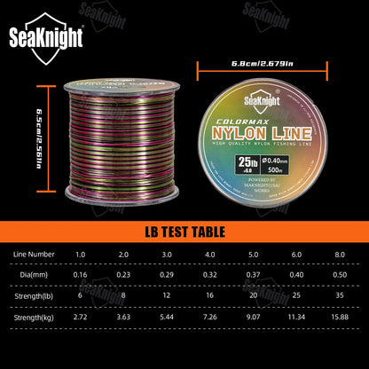 Colormax 500M Nylon Line
