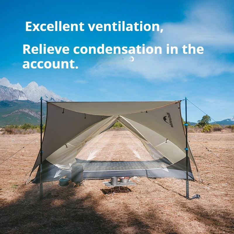 Naturehike Mongar UL Camping Tent 1-2 People 15D Nylon 3 Season