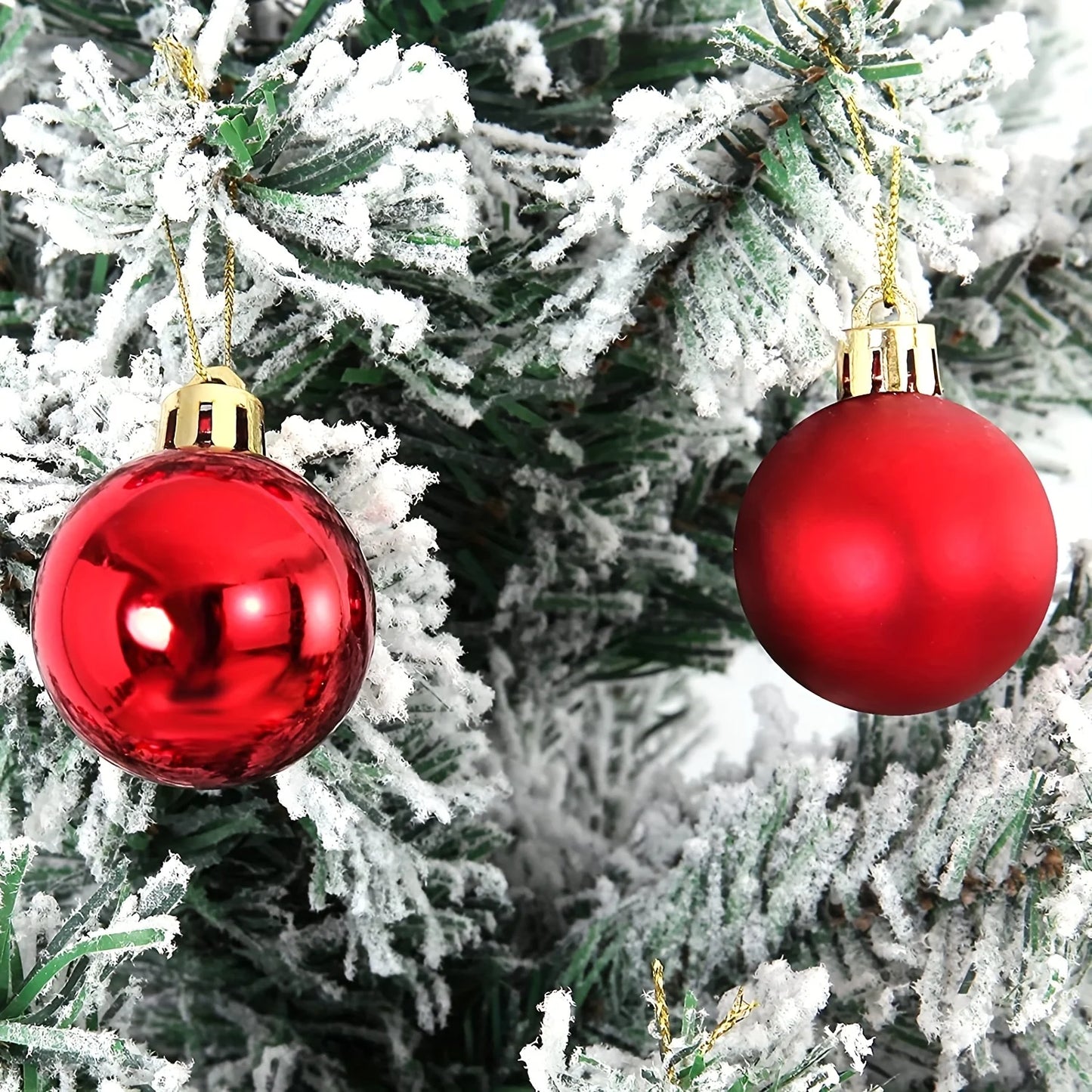 24Pcs Christmas Balls Ornaments for Xmas Christmas Tree