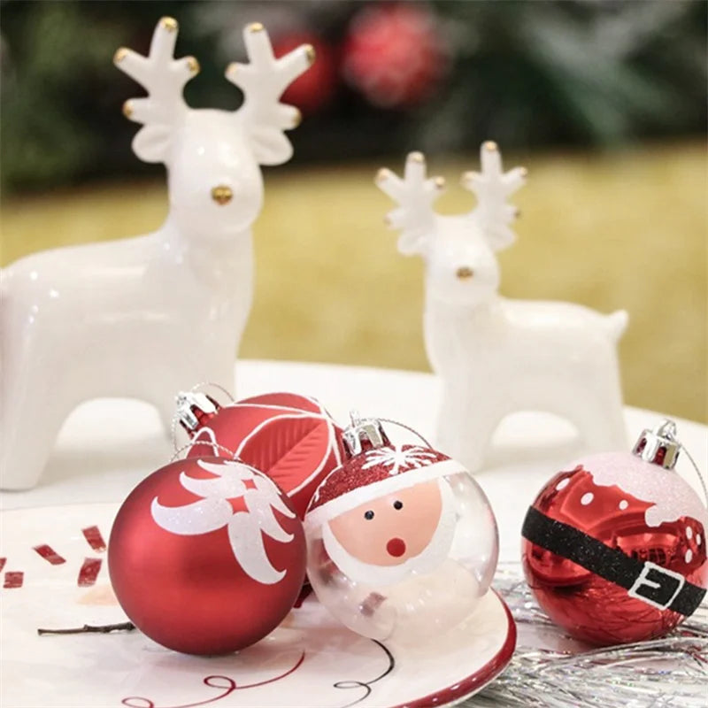 9Pcs/box 6cm Christmas Ball Decoration