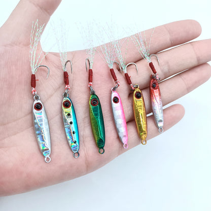 HOOFISH 1PCS Microjigging Fishing Lure 