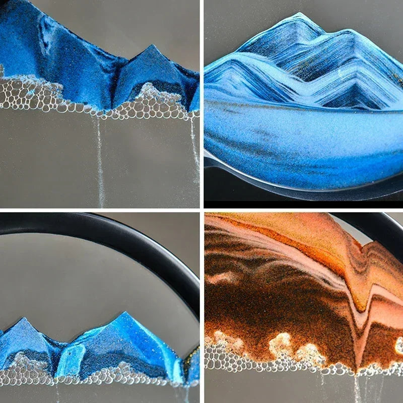 3D Moving Sand Home Decor