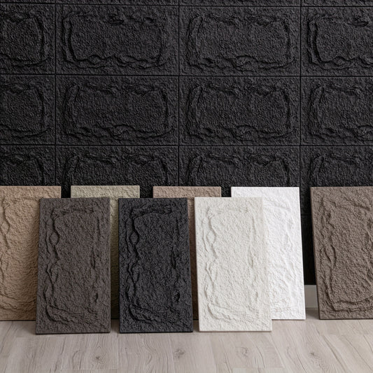 5pcs 3D PU Stone Wall Panel 45x25cm