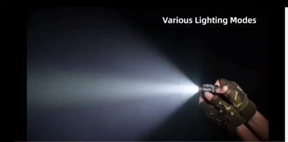 500 Lumens Pistol Rechargeable FlashLight EZ