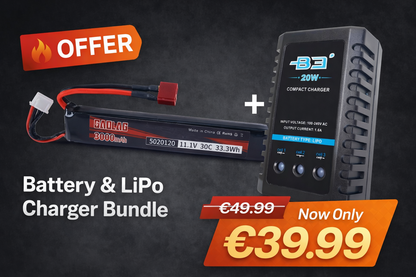 Lipo battery & charger -20% OFFER