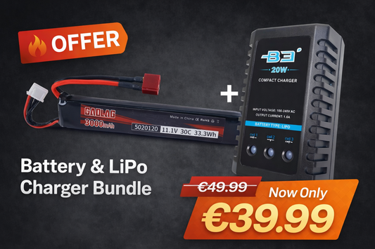 Lipo battery & charger -20% OFFER