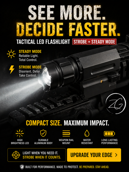 Tactical 500lummen Flashlight